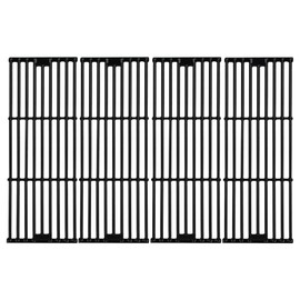 Leship Grill Grates Replace for Chargriller 5050 3001 2121 3008 3030 3725 4000 5252, King Griller 3008 5252 and Others, Set of 4 Cast Iron Grill Cooking Grid Grates (19 3/4" x 6 3/4" Each)