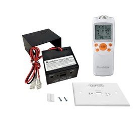 Durablow TL1003 On/Off Gas Fireplace Remote Control Kit + Thermostat + Timer with LCD Screen for Latching Solenoid Gas Valves, Replaces Wall Switch | Thermostat Control Module