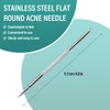 2 Acne Pimple Tweezers Blackhead Remover, Comedone Squeezer, Blackhead Remover,