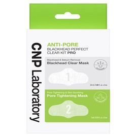 CNP차앤박 안티-포어 블랙해드 퍼펙트 클리어키트 프로 3회분, 3개입, 1세트 CNP Chae & Park Anti-Pore Blackhead Perfect Clear Kit Pro 3 Sets, 3 Pieces, 1 Set