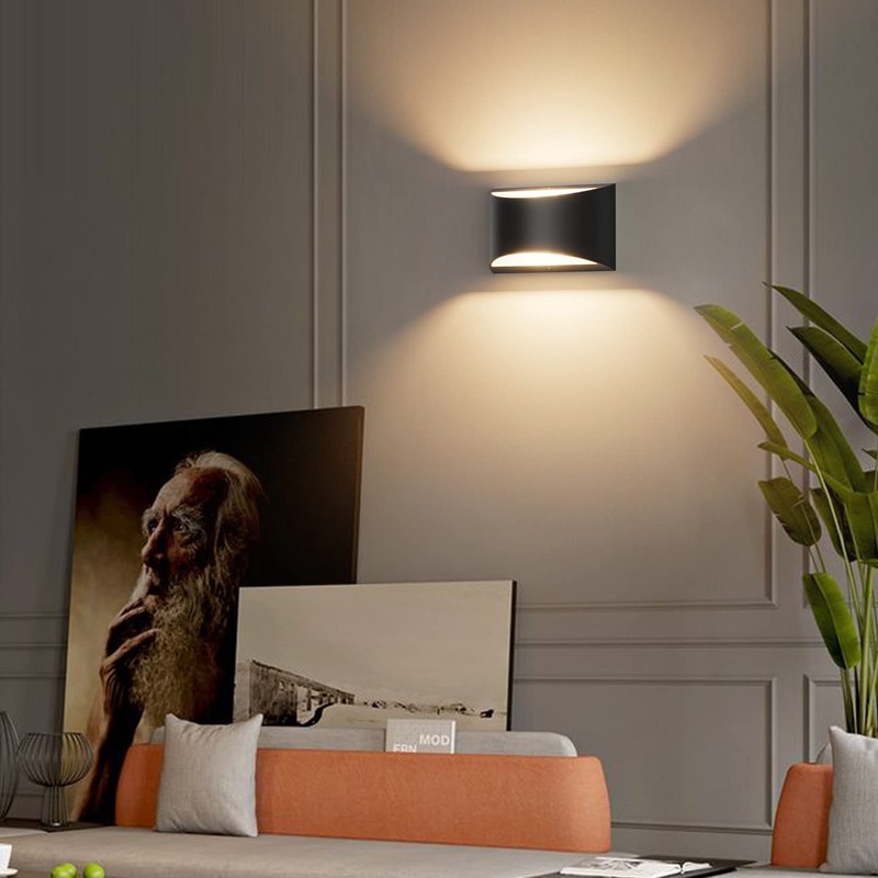 Aipsun Black Modern LED Wall Sconce Indoor Wall Lights 1