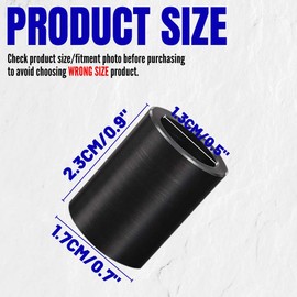 BILLFARO 4Pcs 7/8" Door Lock Lift Striker Bushings,1/2" ID 11/16" OD Tailgate/Liftgate Striker Bushing Assortment for Ford F150 F250 F350 for Ford Bronco 1980-1996 for Ford Mustang 1983-1993