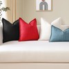 Artscope Set of 2 Cushion Covers, Plain Throw Cushion Cover,