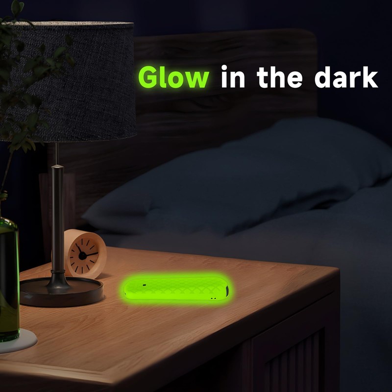 PZL 2 Pack Glow Silicone Case for Xumo TV Remote,