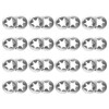 sourcing map 150PCS Internal Tooth Push on Locking Washers M6