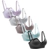 Suekaphin Nursing Bra 5pack Wireless Deep V Neck Maternity Nursing