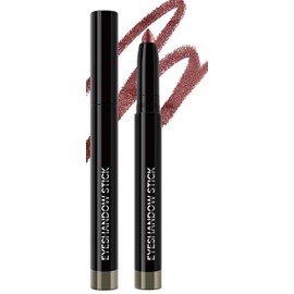 KXmzeG Neutral Matte Eyeshadow Stick Makeup, Metallic Plum Cream Long-Lasting Eye Shadow Brightener Eyeliner Pencil, Matte Eye shadow Applicator Stick Pen Palette Makeup (04#, Pack of 1)