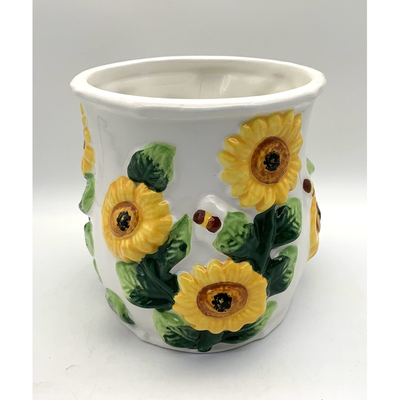 ACK Utensil Holder, Utensil Crock, Modern Kitchen Decor, Kitchen Storage