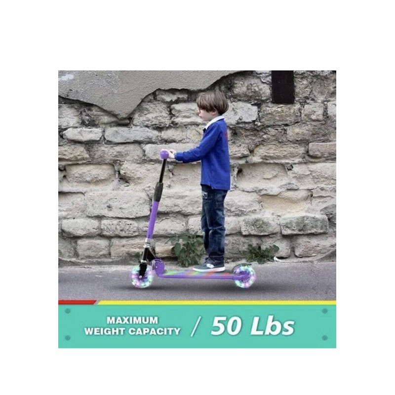 HOVERSTAR LED Light-Up Scooter Hoverstar Purple Sealed