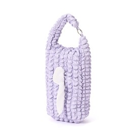 Francfranc Mokomoko Hanging Tissue Cover Purple Tissue Case Wall Hanging