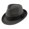 Decentron Men's Wool Felt Winter Hat Short Brim Fedora Hat