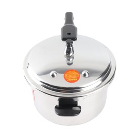 TARSHYRY Pressure Cooker, Aluminum Alloy Pressure Cooker with Compound Bottom for All Stoves, Explosion Proof and High Strength, Fast Cooking Pot for Gas Electric Induction Cooktop (18CM/3L)