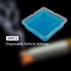 Disposable Ashtrays with Ash Absorbing Balm, 30Pcs Disposable AshTray with