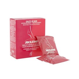 Akileine Galets de Bain 6 x 20 g pour Peau Normale, Peau Sensible, Peau Sèche