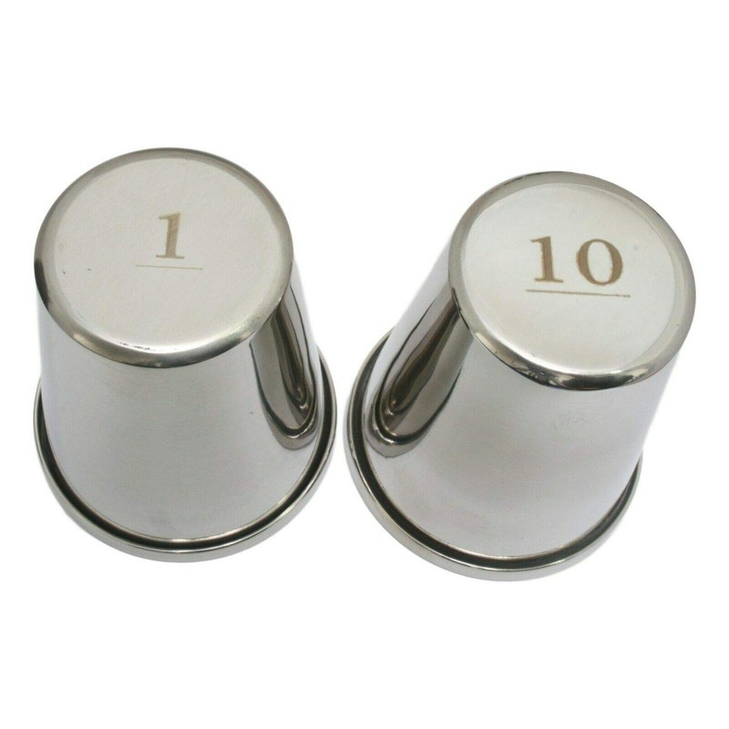 Gamekeepers Cottage gifts Butcher Pig 1-10 Numbered Cups in Brown