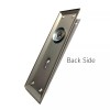 Oiled Bronze rectangular door trim plate with hub and keyhole(escutc