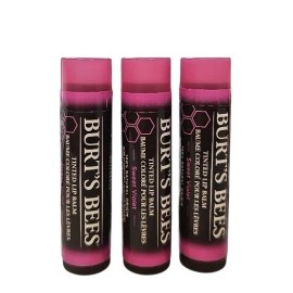 Burt's Bees 3 Pack Burt's Bees Tinted Lip Balm SWEET VIOLET 100% All Natural Loose, Sealed
