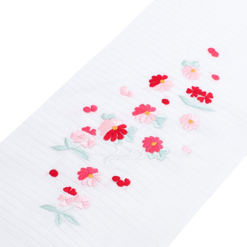 Kyoetsu Women's Half Collar, Embroidery, Summer, Set of 3, D,