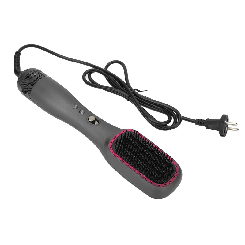 Hair Straightening Brush 3 Temperature Gears Anion Hair Straightener Comb