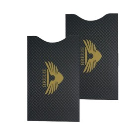 BRELIE RFID Blocking Sleeves- Passport Protector, Contactless Security Protector, Protection from Cyber & Identity Theft, Passport Sleeves x2 Each Pack