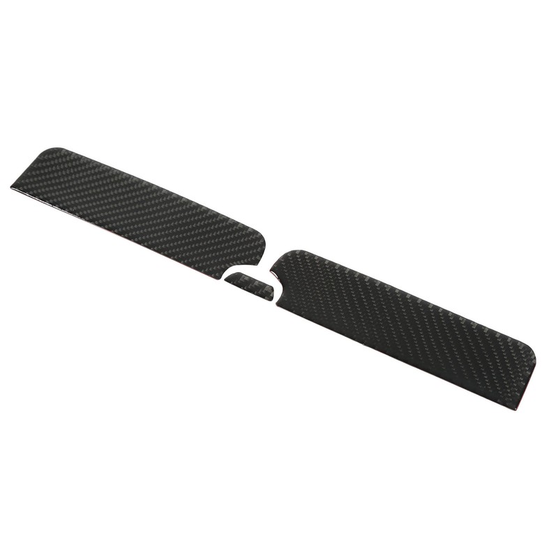 Rear Armrest Box Panel Trim Real Carbon Fiber Decoration Replacement
