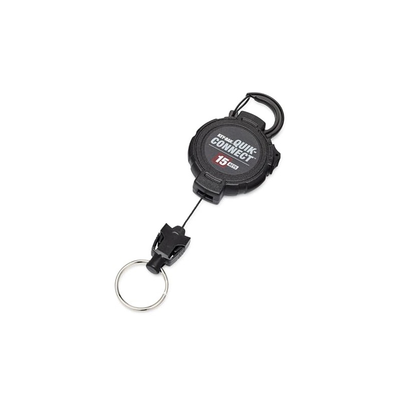 KEY-BAK #0KM2 Quick Connect Key Reel with Carabiner Cord Stopper