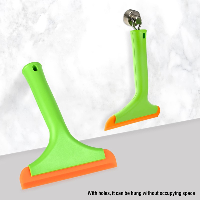 Gomake Small Silicone Squeegee Window Shower Squeegee,Auto Water Blade Squeegee