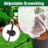 Alpurple 2 Pcs Insect Bird Barrier Netting Mesh with Drawstring-