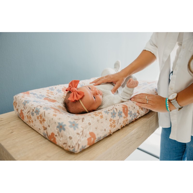 Copper Pearl - Funda para cambiador de pañales de punto