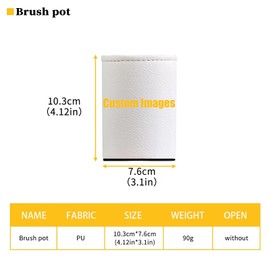 GIFTPUZZ Bear Pattern Pencil Pen Holder Cup Makeup Brush Holder Desk Accessories Stationery Organizer for Office Desk Accessory Yellow