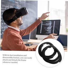 Gatuida VR Lens Protector Frame Scratch Glasses Spacer Compatible with Quest Lightweight Portable VR Accessory for Enhanced Immersion and Full Lens Protection