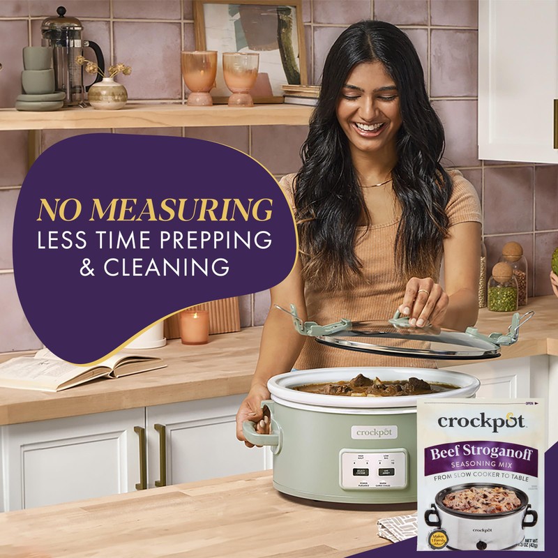 Crock-Pot Beef Stroganoff Seasoning Mix, 1.5 Ounce (Pack of 12)