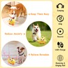 Dcoinc Interactive Dog Toys, Squeaky Dog Toys with Jumping Wiggling,
