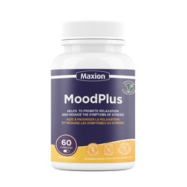 Maxion MoodPlus with Ashwagandha to Help Promote Relaxation and Reduce the Symptoms of Stress, 60 Vegetable Capsules
