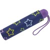 Ergobrella Children's Pocket Umbrella with Reflective Elements, glowing stars, Playful