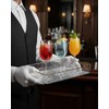 Clear Acrylic Tray, 6 Pack Acrylic Serving Trays Deep Serving