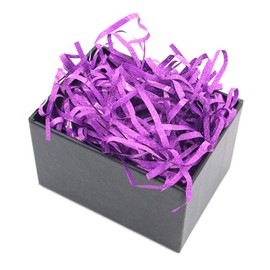 Shiwaki 50g Glitter Raffia Paper Shreds & Strands Shredded Crinkle Confetti for DIY Gift Wrapping & Basket Filling - Bright Pink