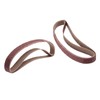 uxcell 2pcs 2-1/2" x 16" Sanding Belts 80 Grits Aluminum