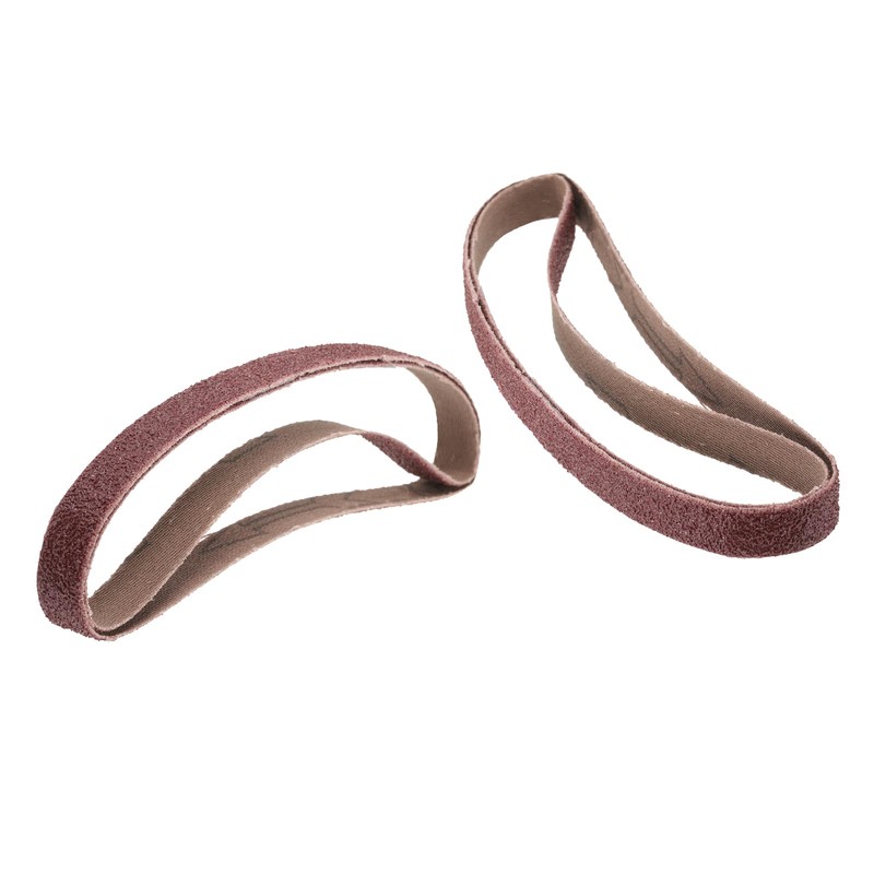uxcell 2pcs 2-1/2" x 16" Sanding Belts 80 Grits Aluminum