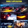 Nilight Truck LED Running Board Lights 2PCS 70 Inch LED