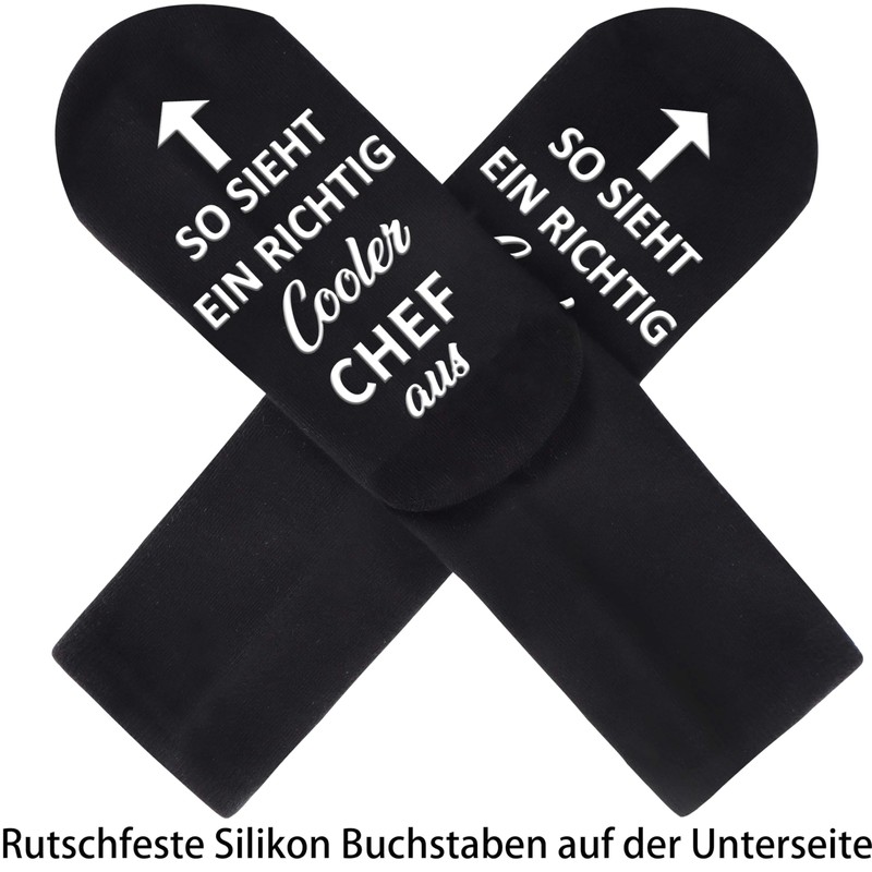 Jeasona Funny Socks Men's 43-46 Cotton Black Calf Length Socks,