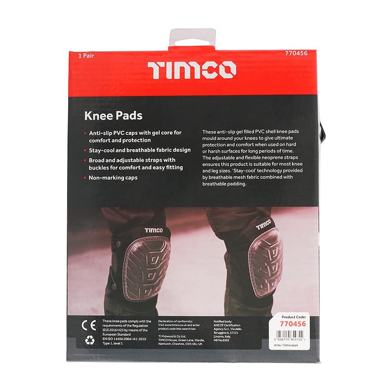 TIMCO Anti-slip Gel Knee Pads One Size