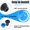 Threlaco 2 Pack Air Release Valve 3/4 Inch Air and