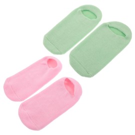 Ipetboom 4pcs Foot Scraper Dead Skin Remover Moisturizing Spa Socks for Men Foot Peeling Mask Callus Remover Gel Socks for Dry