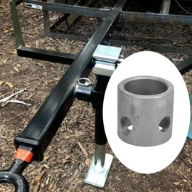 Metall Jack Mount, 2000-8000 lbs Halterung, Heavy Duty Swivel Jack Schweißen Installation Rohr, für Anhänger, Camper, RV Verschiedene Fahrzeuge (kleine Größe)