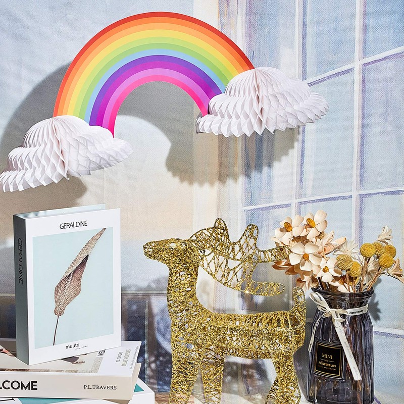 WILLBOND Centro de centro de mesa de papel de rodar