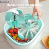 JOYMOOP Fruit Cleaner Spinner JOYLOOP, Large Fruit Washer Spinner, Fruit