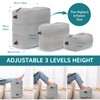 RISEPPO inflatable footrest Grey