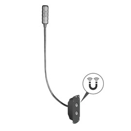 ah Stands SLED1BULTRA Adam Hall SLED Gooseneck Light with Mounting Base Black