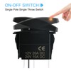 Waterproof 4x4 4x2 Rocker Switch On-Off 12V/20A 24V/10A 5Pin SPST
